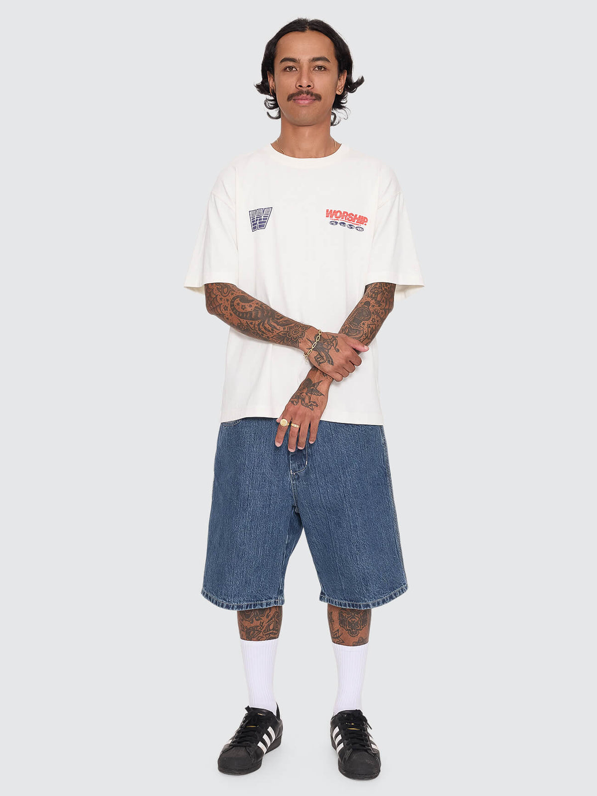 Half Court Tee - Coconut Milk XS