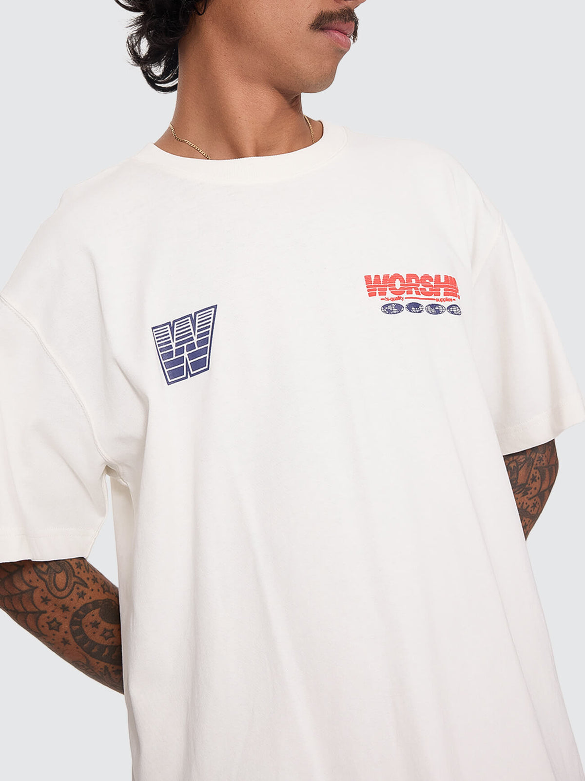 Half Court Tee - Coconut Milk XS