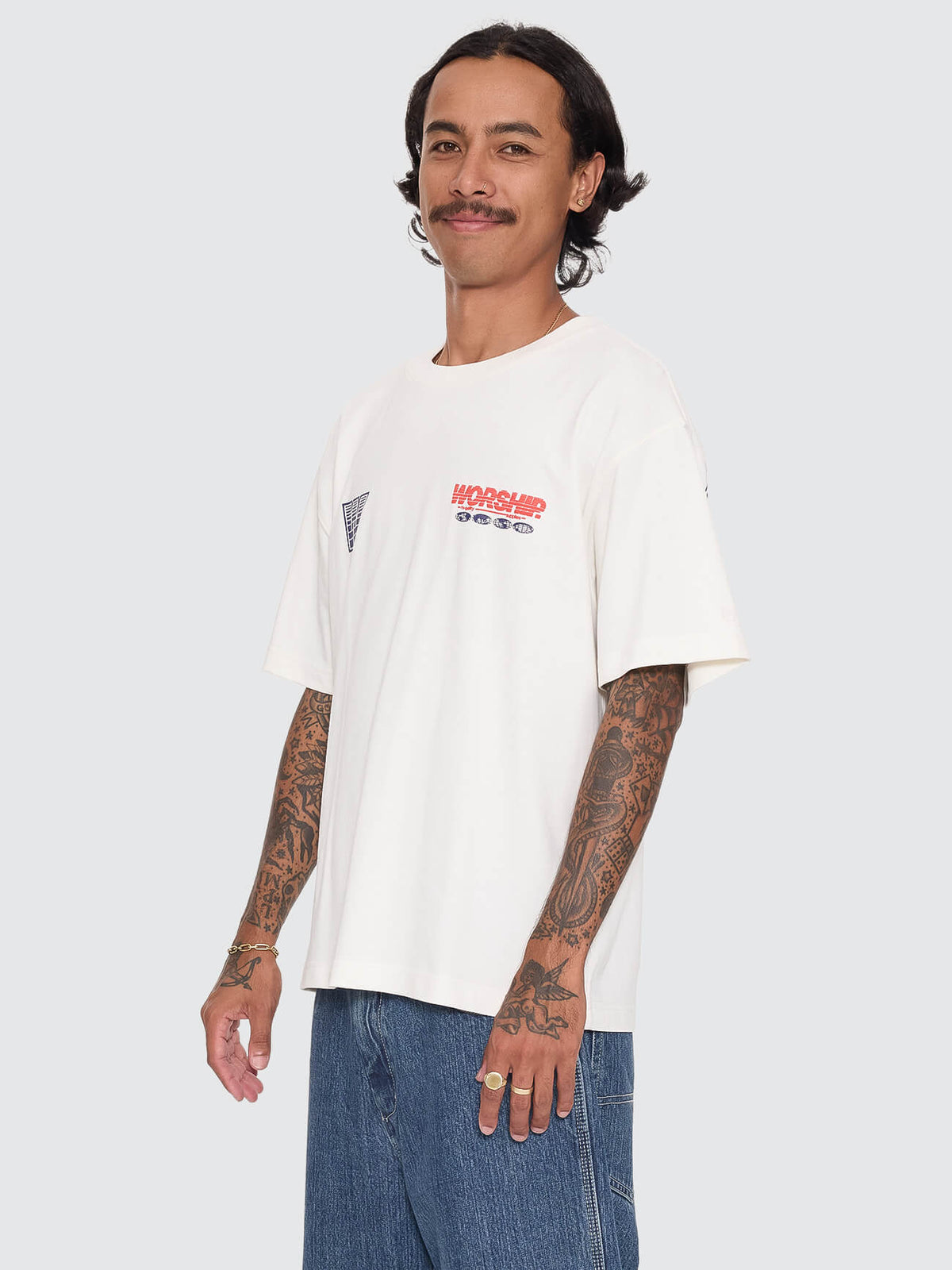 Half Court Tee - Coconut Milk XS