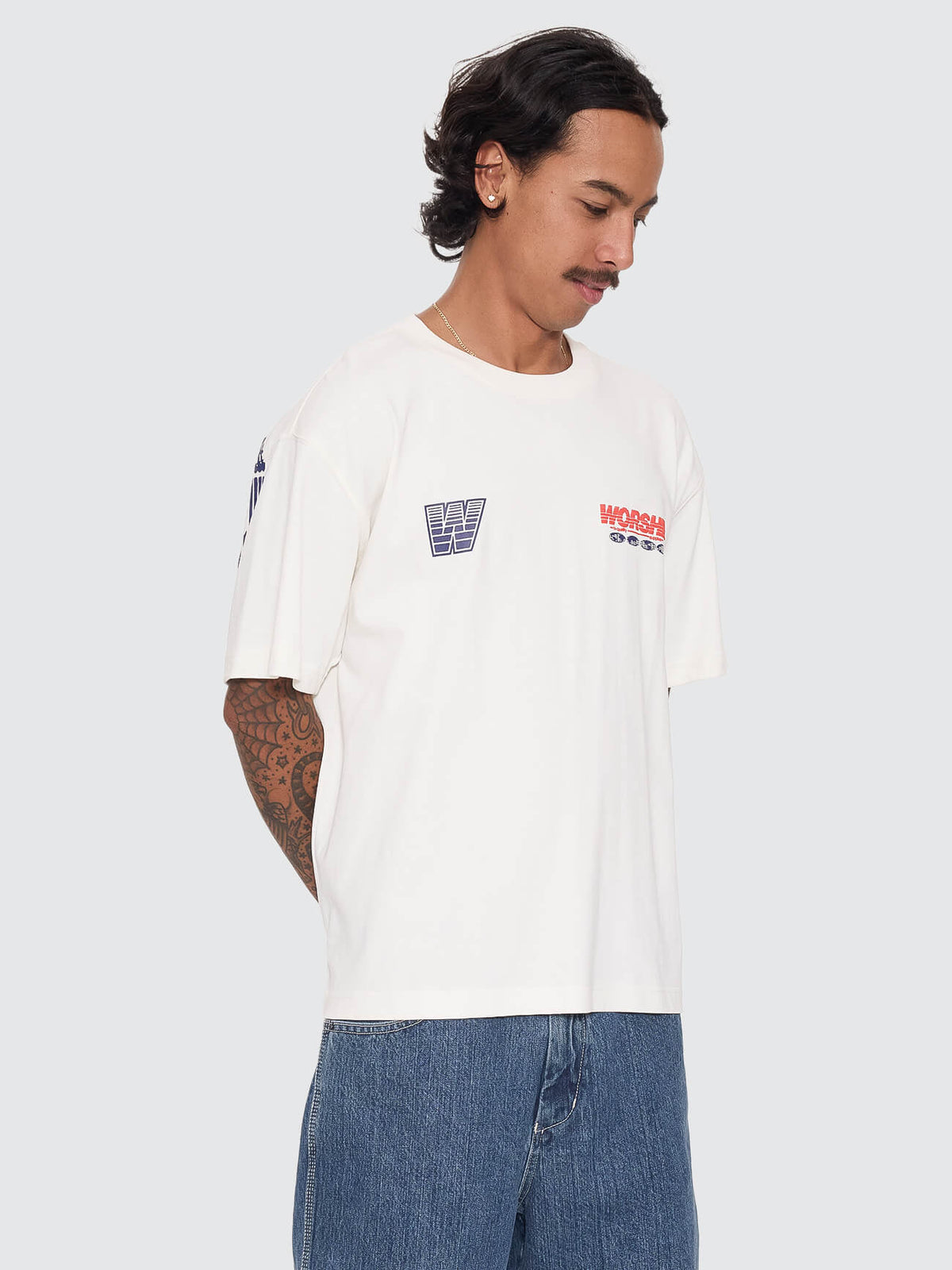 Half Court Tee - Coconut Milk XS
