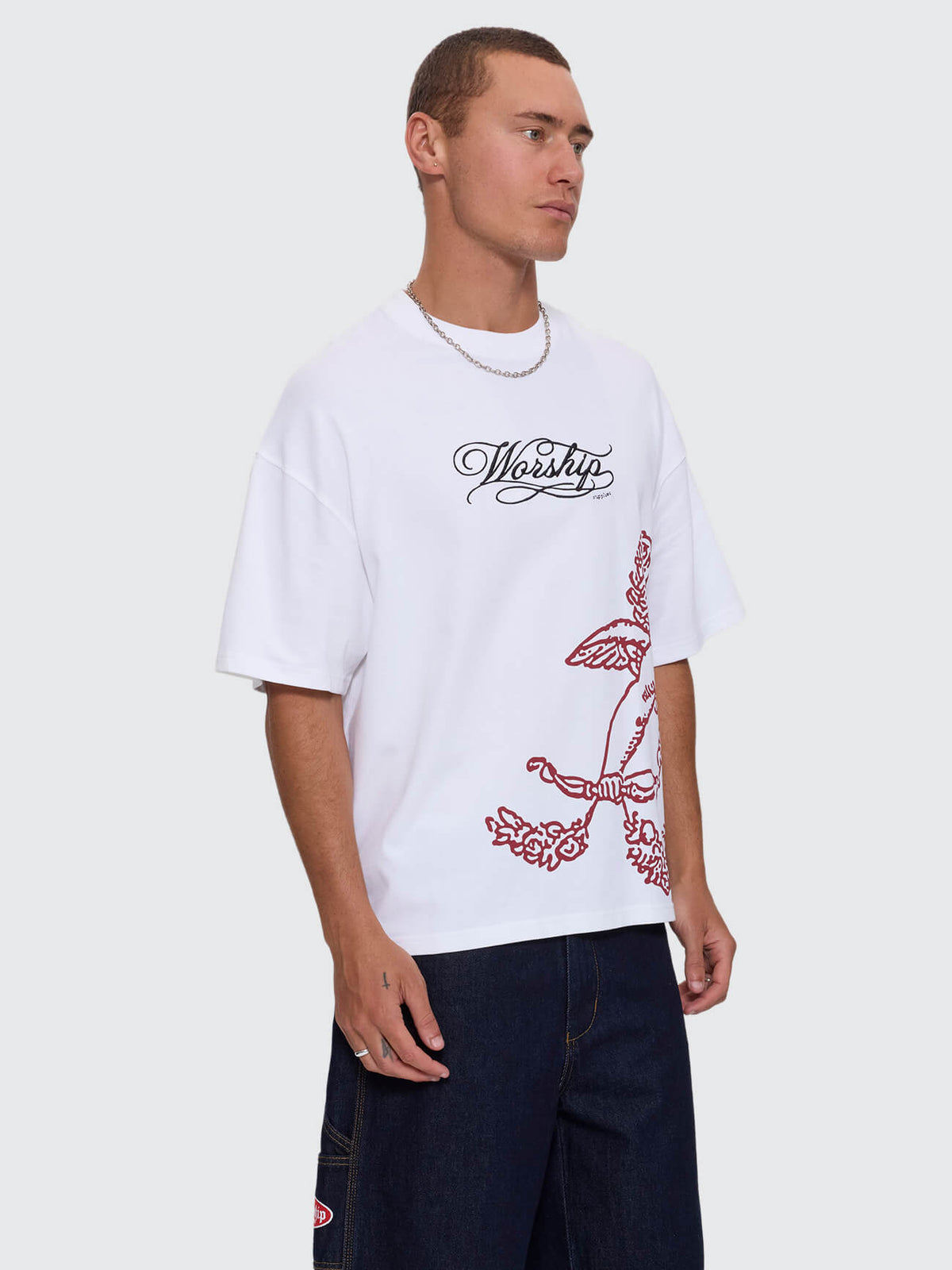 Arrebato Box Crop Tee - White XXS