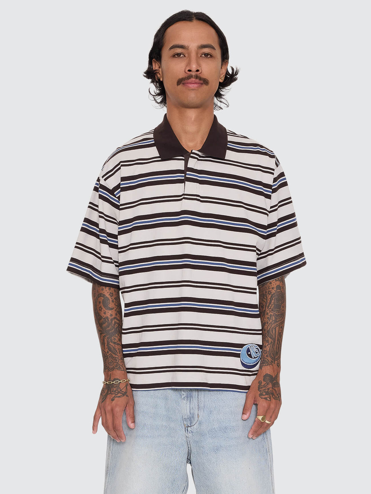 Dimension Short Sleeve Golf Polo - Moonstruck XS