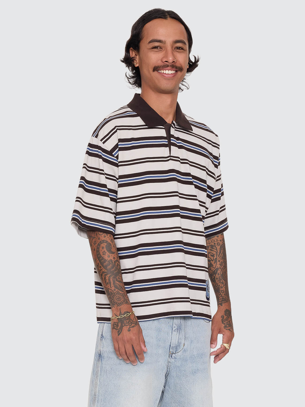 Dimension Short Sleeve Golf Polo - Moonstruck XS