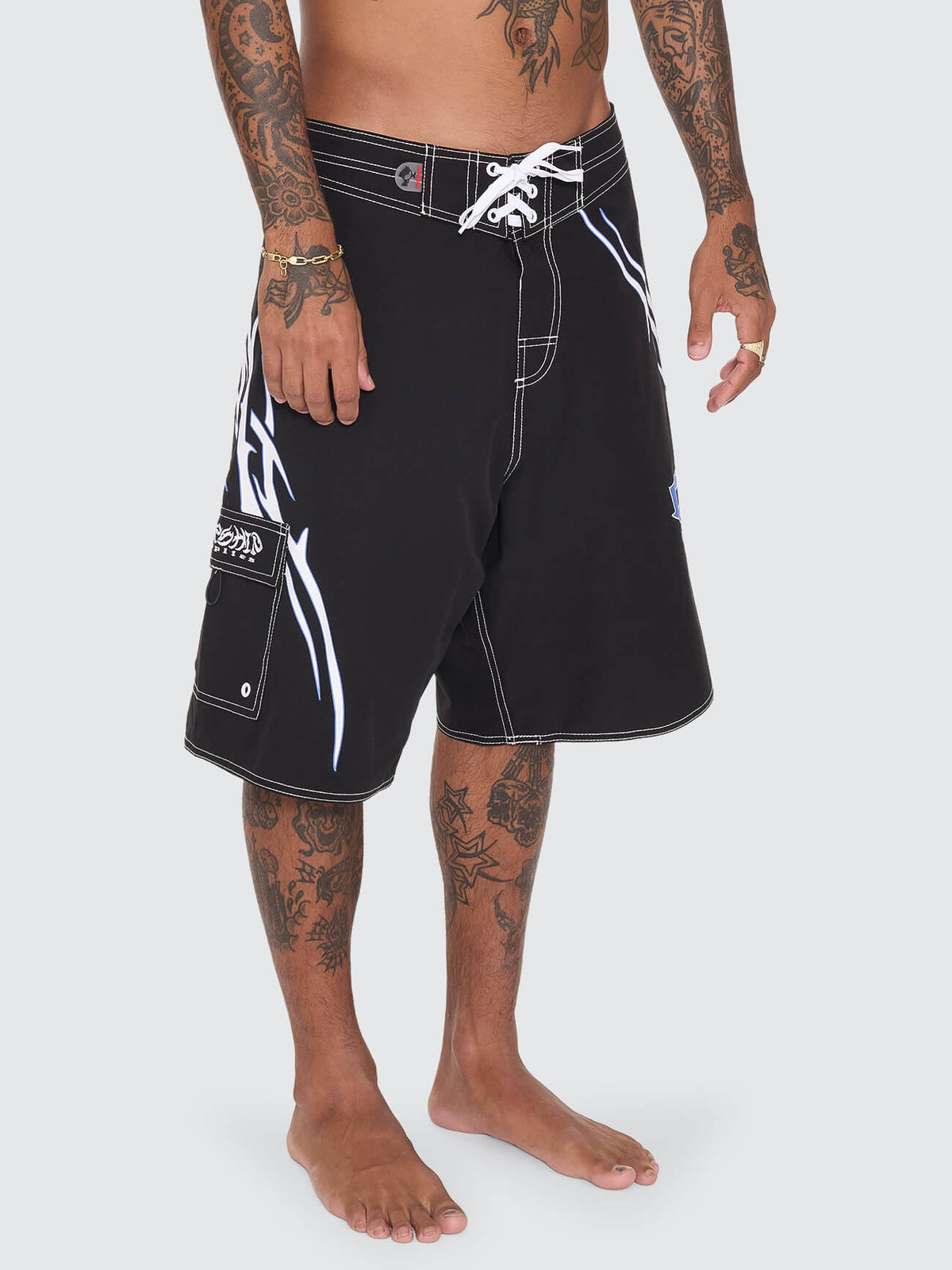 Pitted 22" Boardshort - Black 26