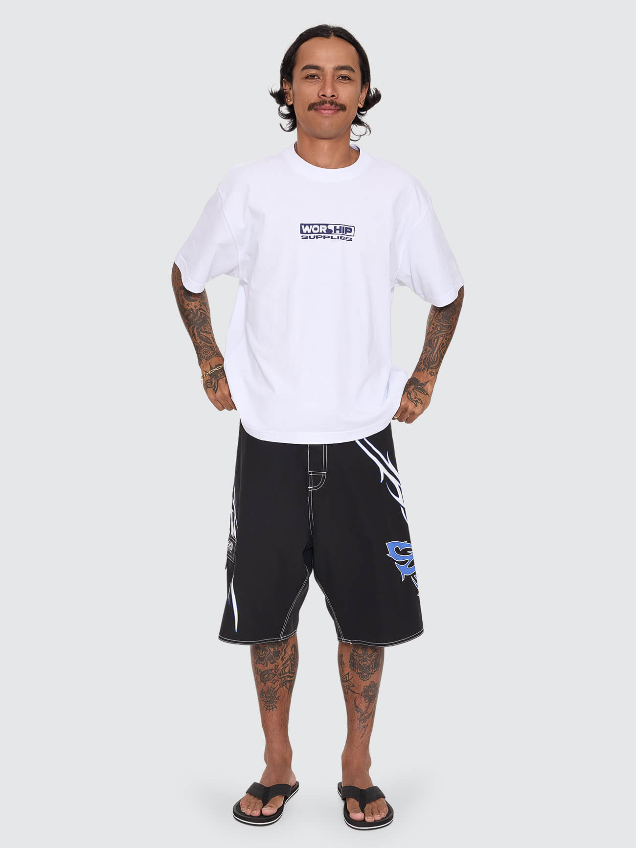 Pitted 22" Boardshort - Black 26