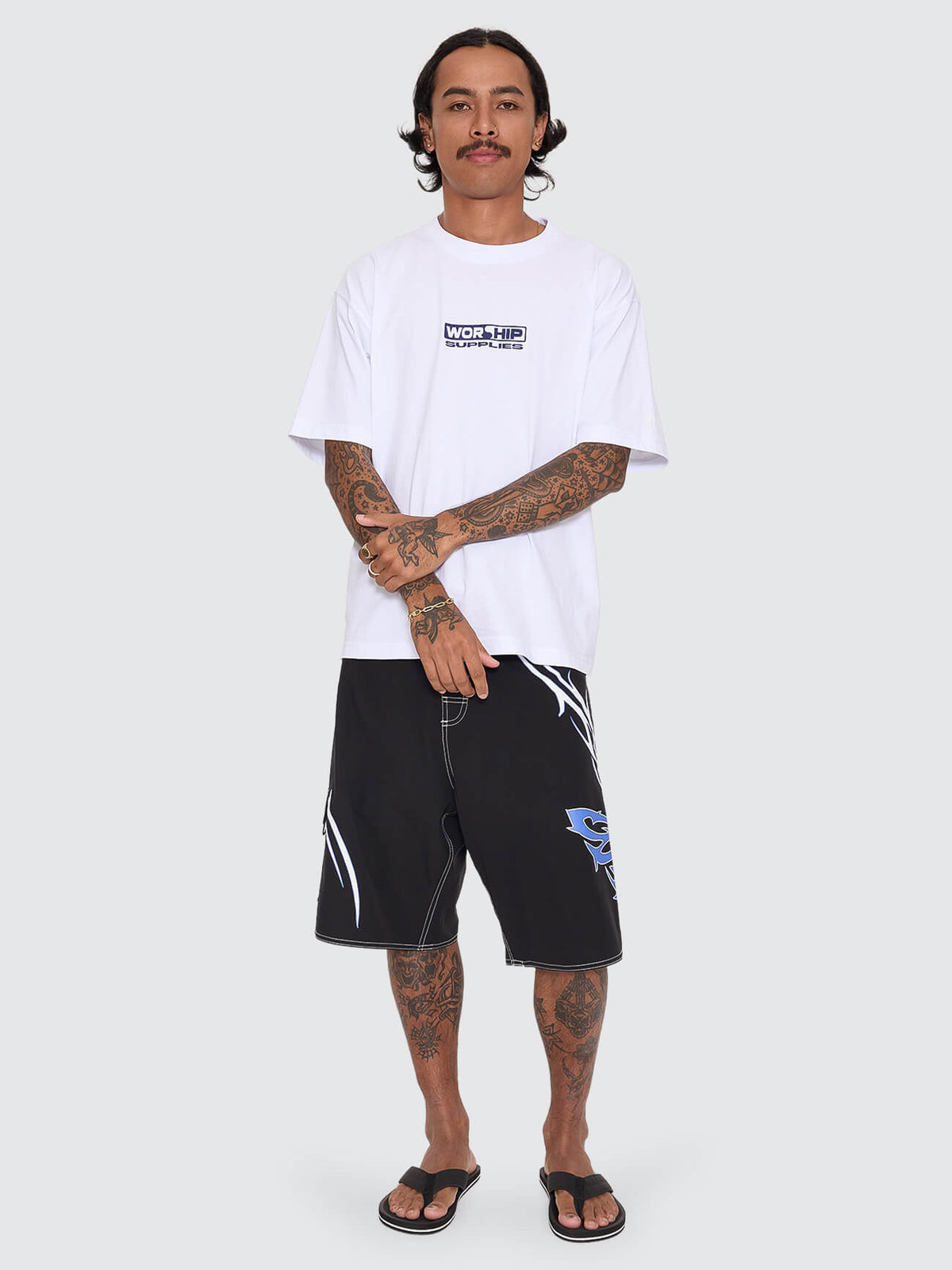 Pitted 22" Boardshort - Black 26