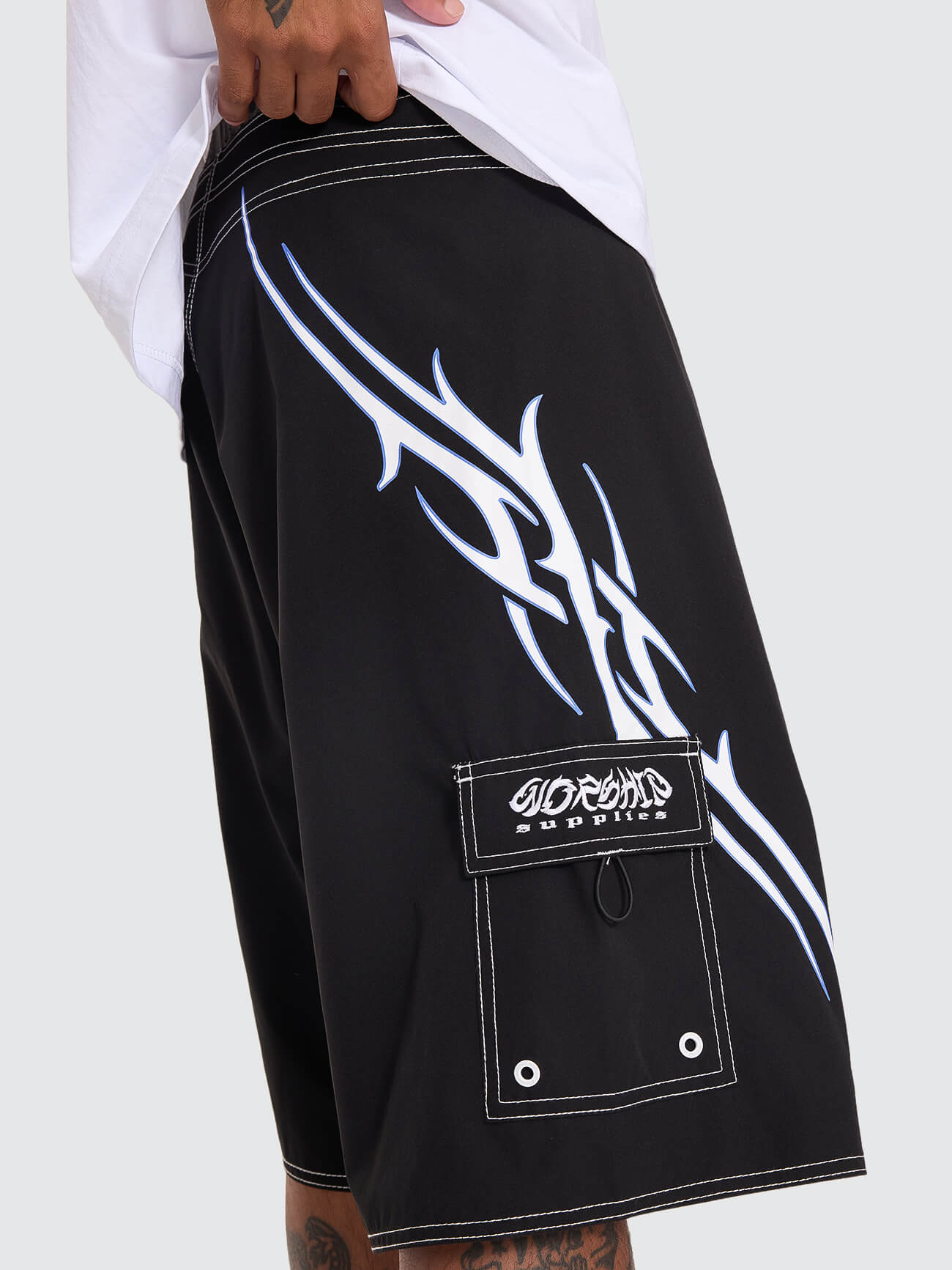 Pitted 22" Boardshort - Black 26