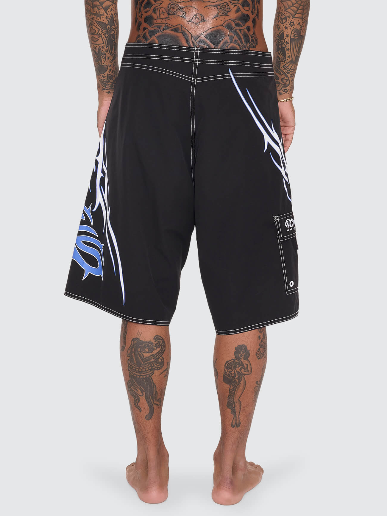 Pitted 22" Boardshort - Black 26