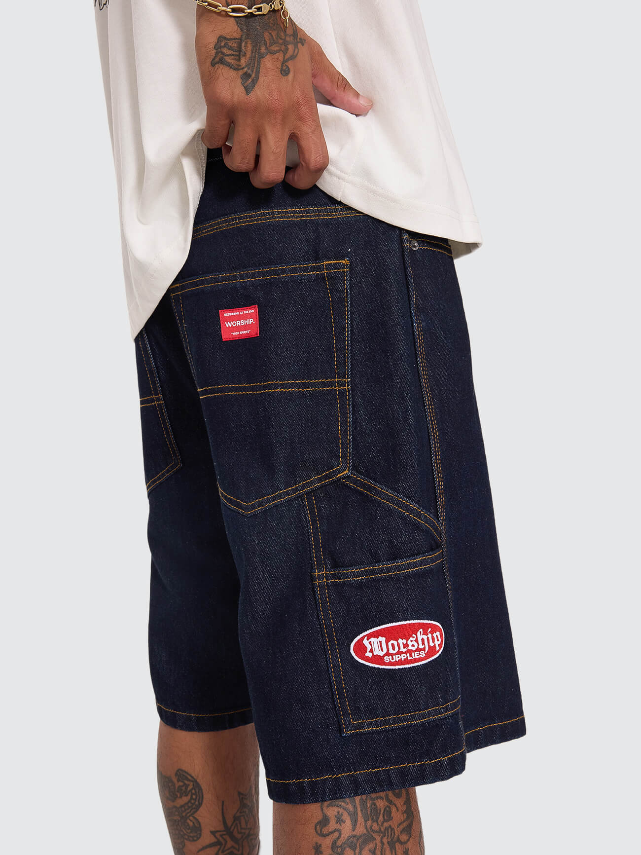 Carpenter Jean Short - Raw Indy 26