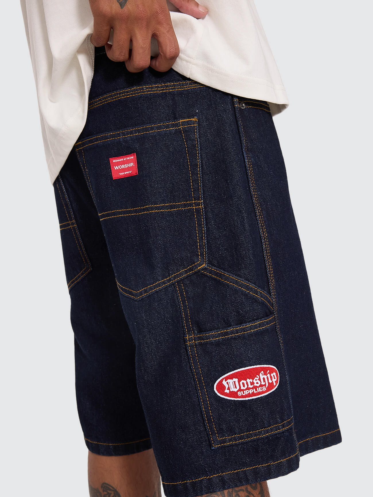 Carpenter Jean Short - Raw Indy 26