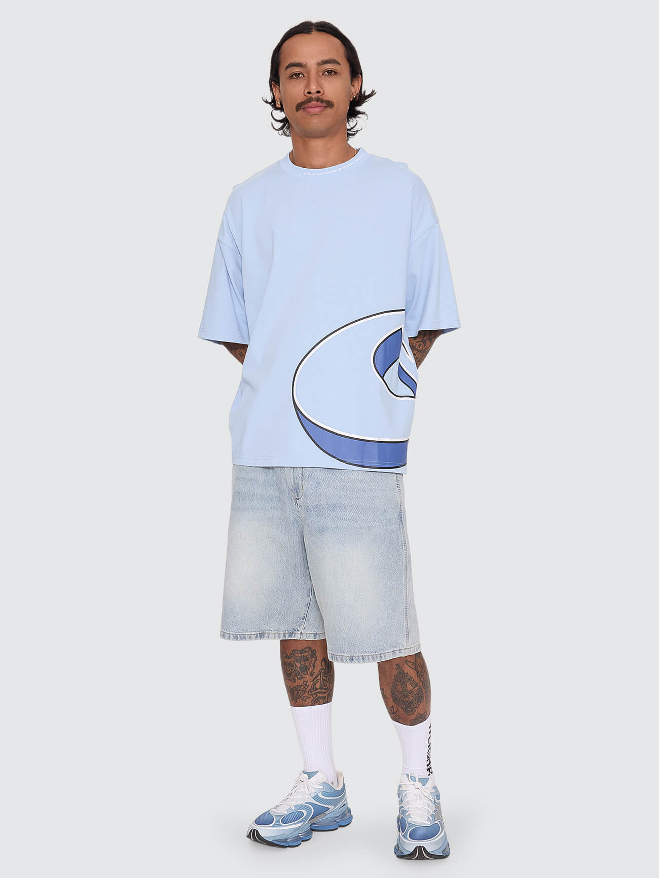 Dimension Big Dawg Jean Short - Faded Worn Blue 26