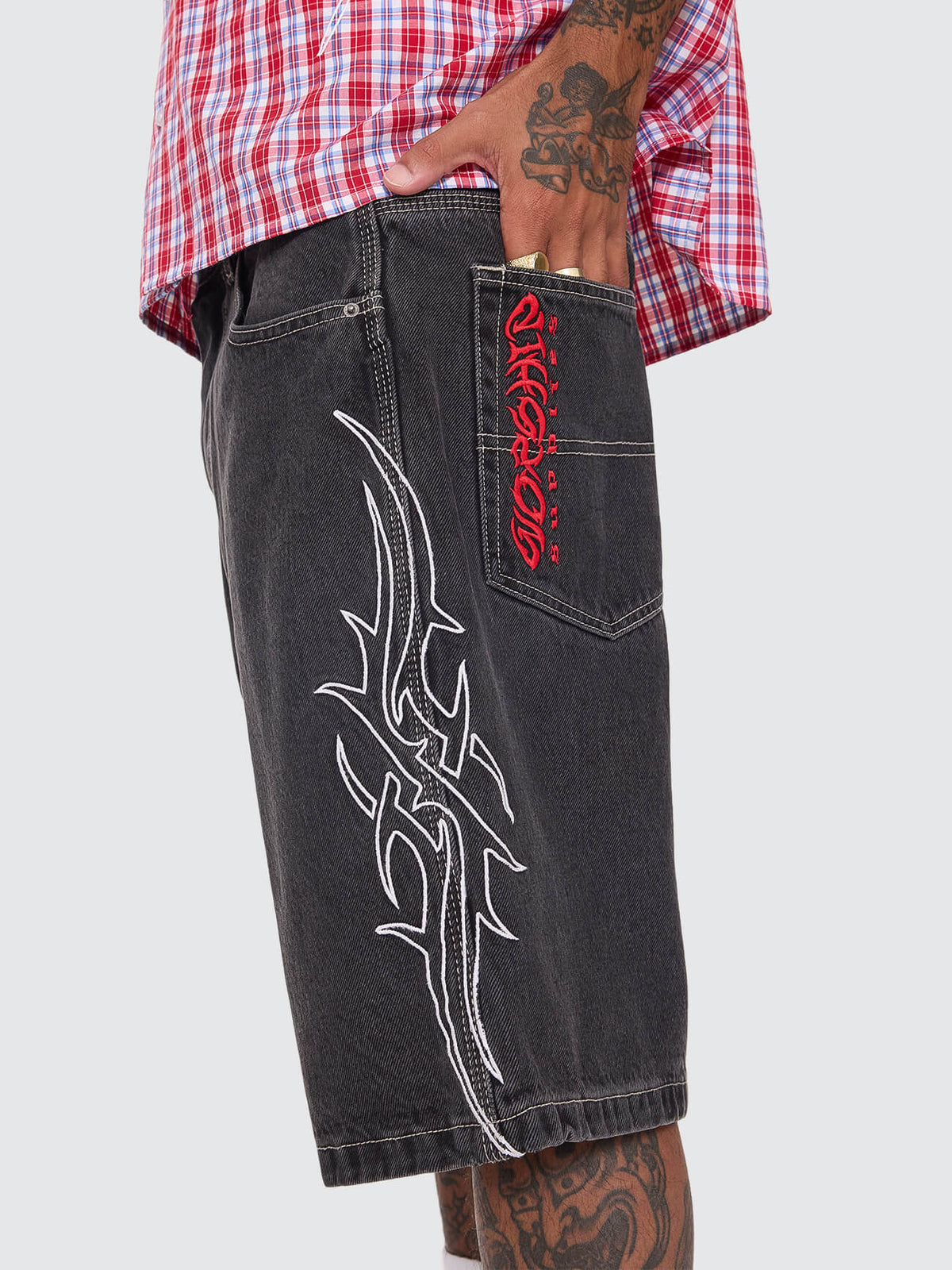 Pitted Big Dawg Jean Short - Used Black 26