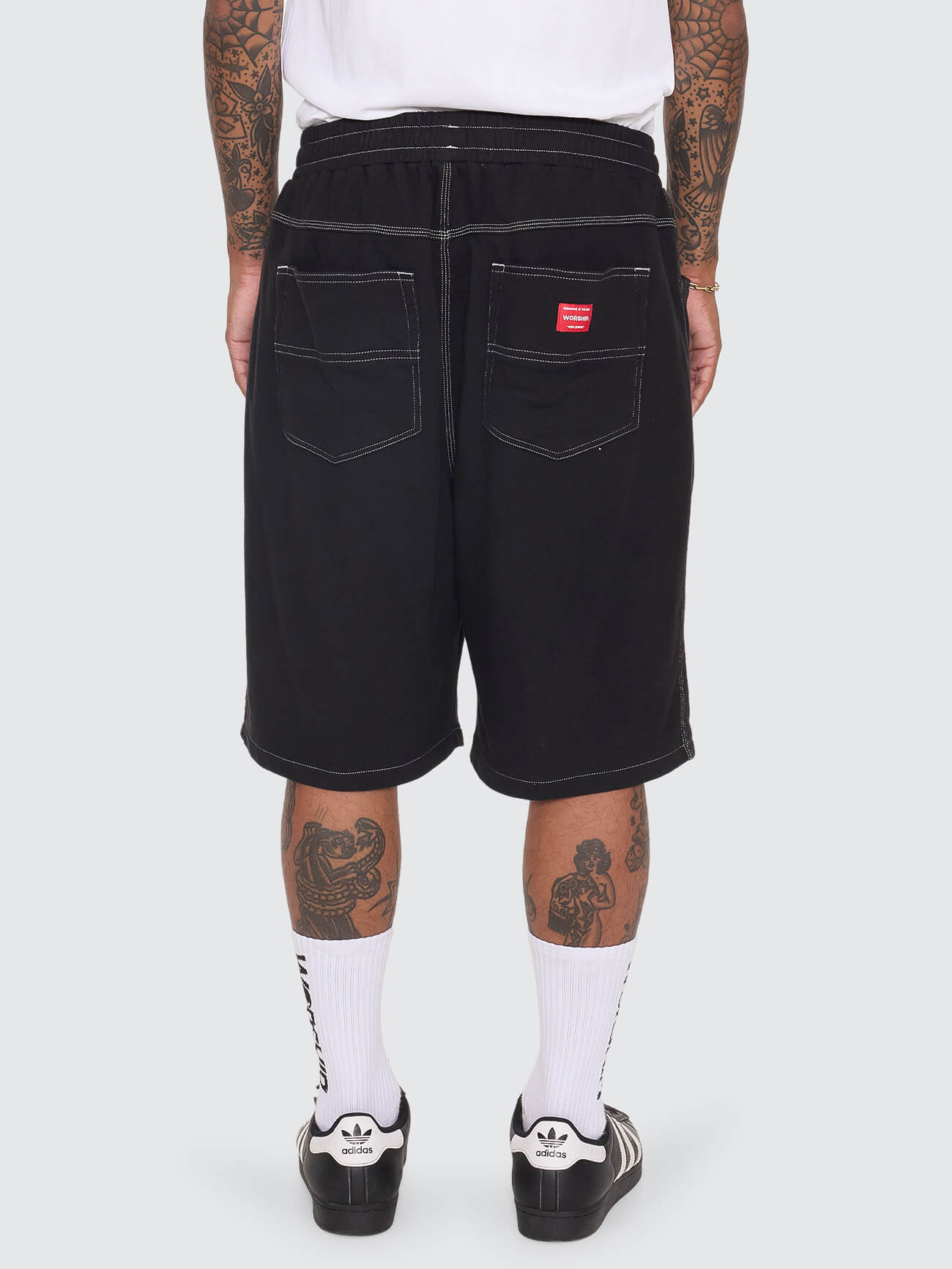 Big Dawg Elastic Fleece Short - Black 26