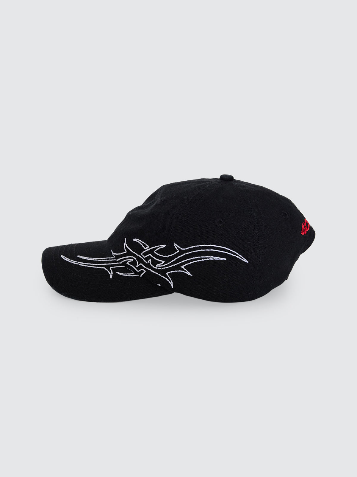 Pitted 6 Panel Hat - Black