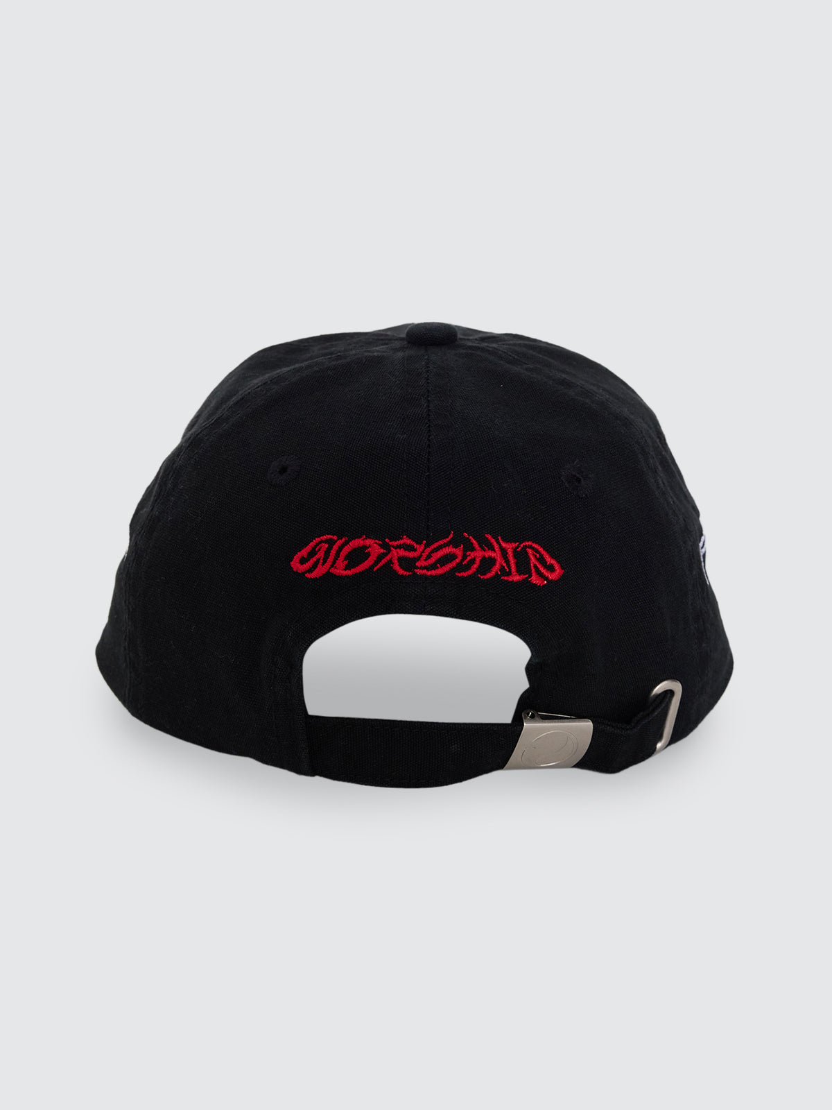 Pitted 6 Panel Hat - Black