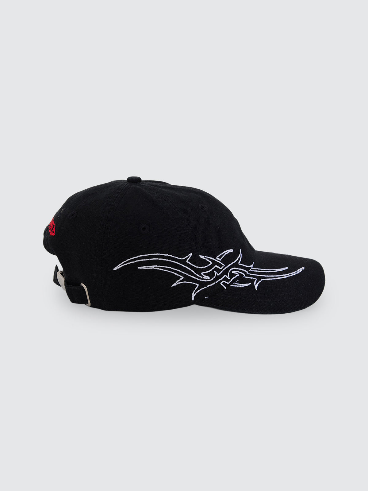 Pitted 6 Panel Hat - Black