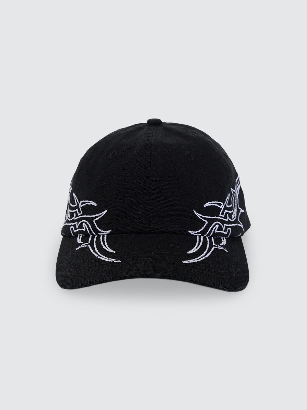 Pitted 6 Panel Hat - Black