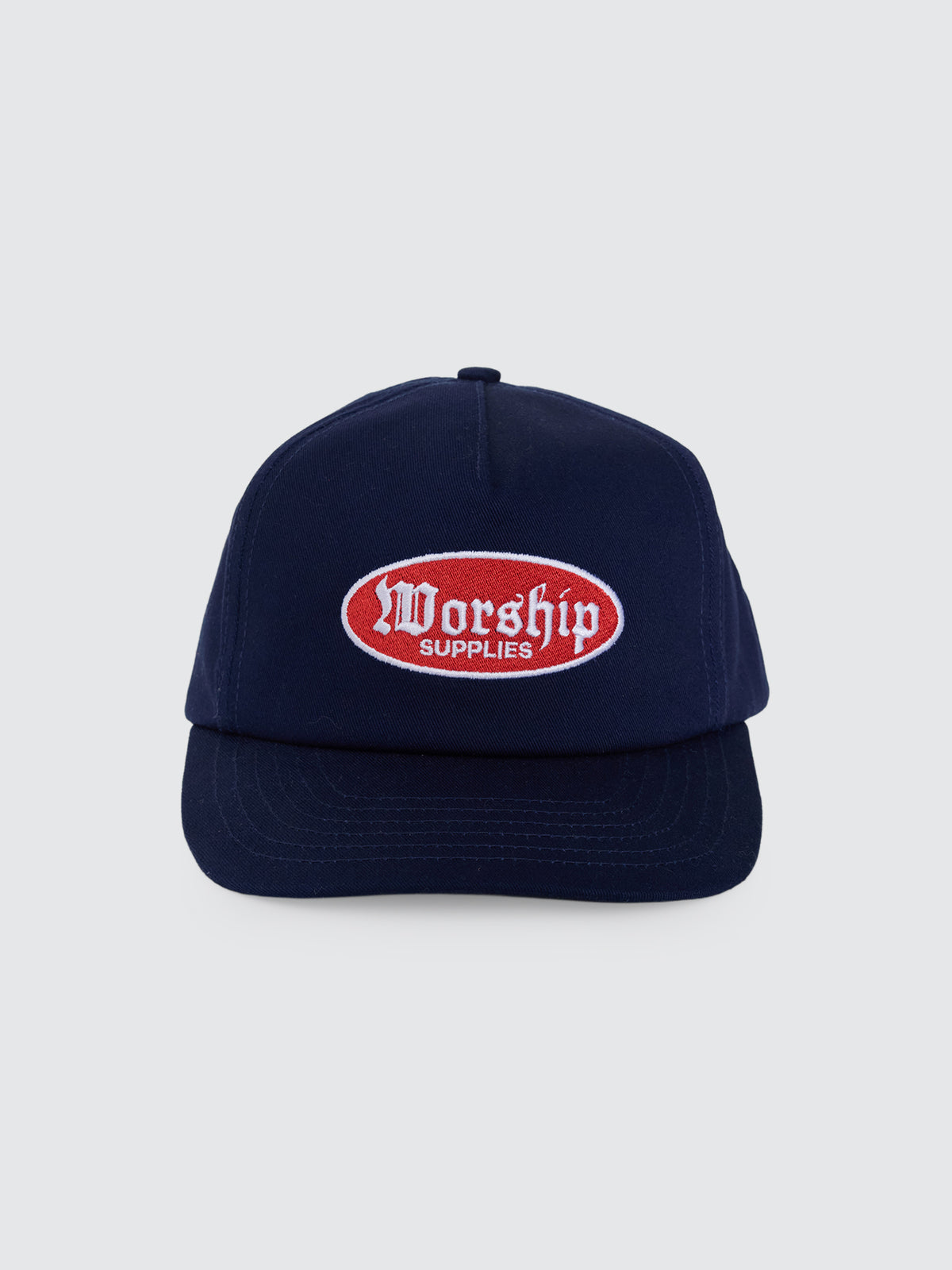 Rise 5 Panel Hat - Navy