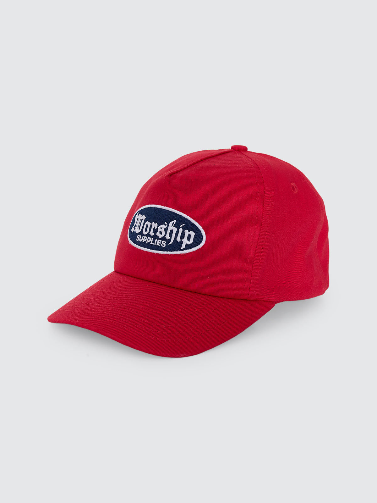 Rise 5 Panel Hat - Red