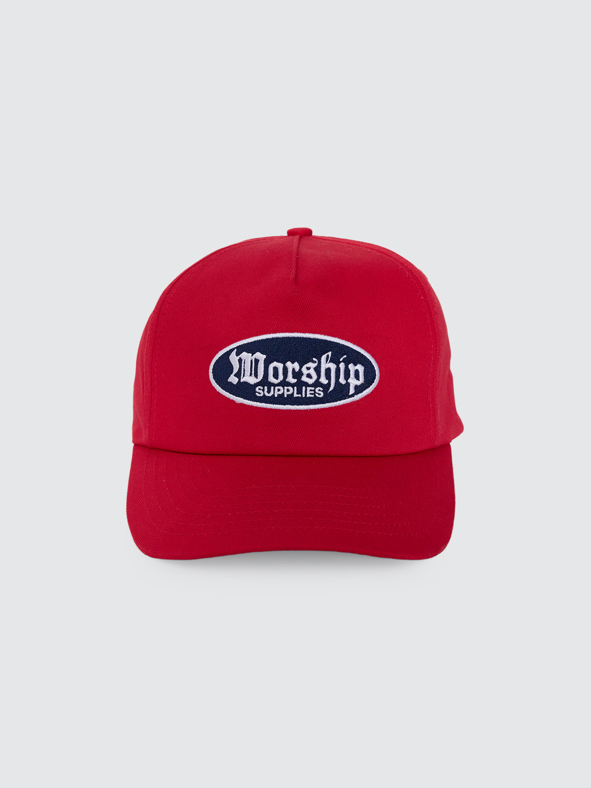 Rise 5 Panel Hat - Red