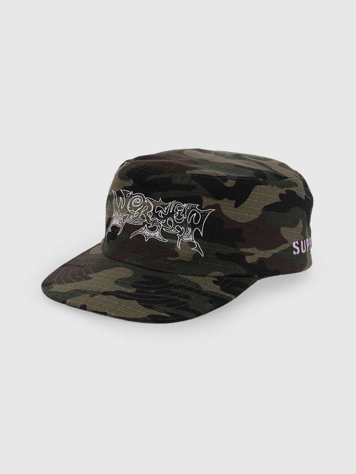 Hexed Pillbox Hat - Camo