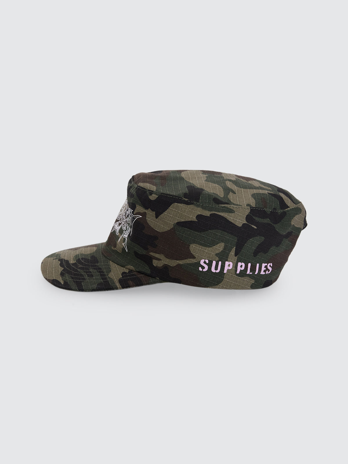 Hexed Pillbox Hat - Camo