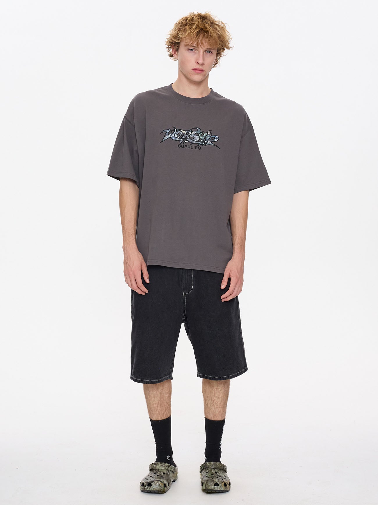 Bushman Oversize Tee - Worn Black
