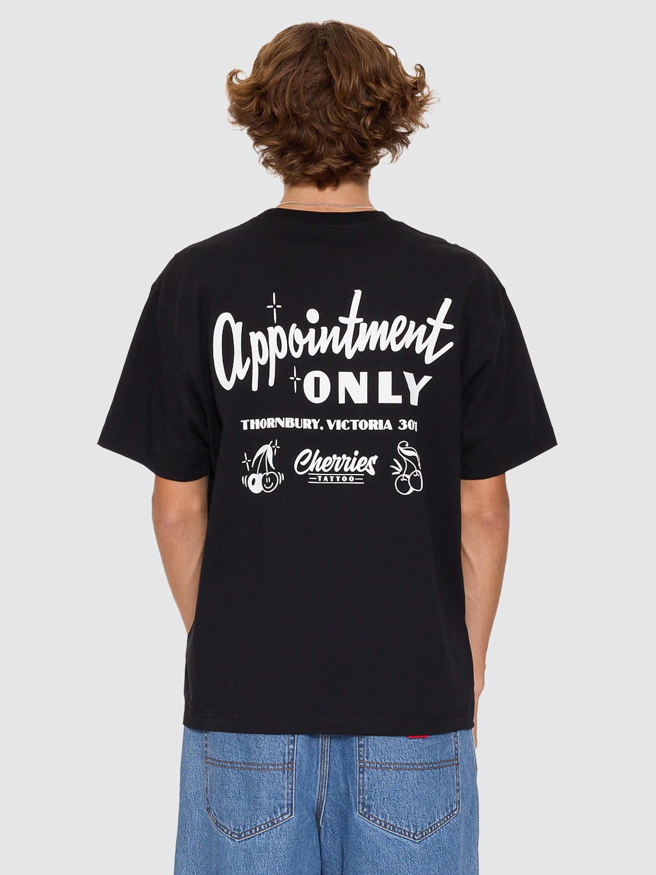 Cherries Tattoo Tee - Black
