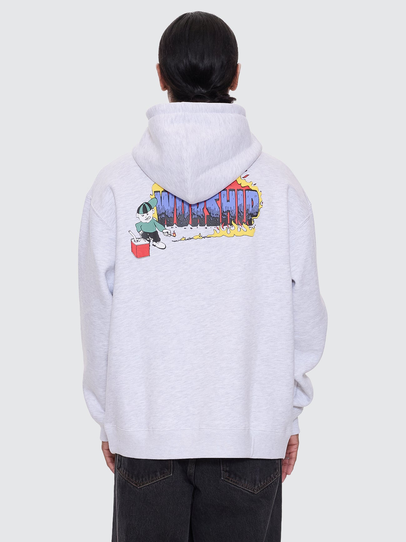 Pyrotechnic Pull Over Hood - Snow Marle