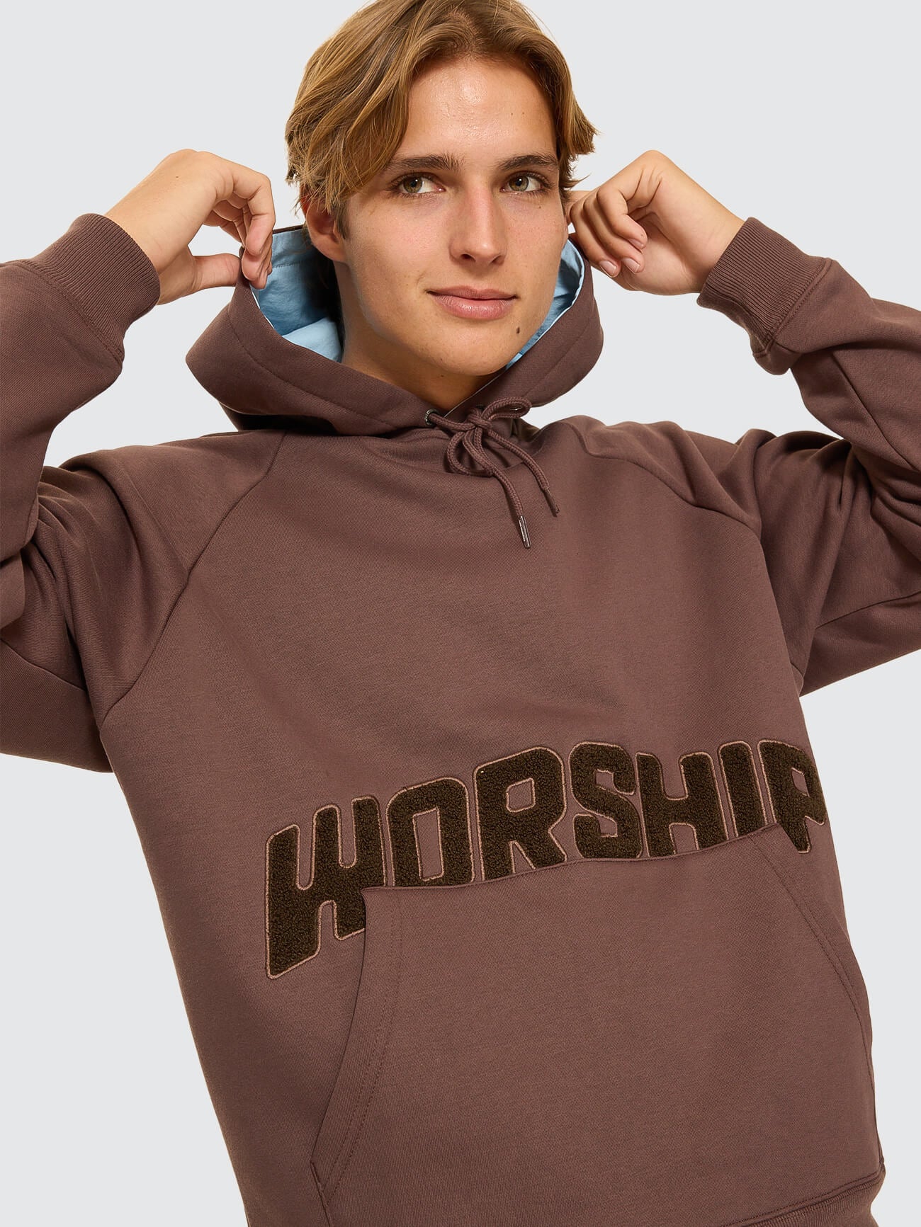 Ohfour Raglan Pullover Hood - Dark Choc Brown
