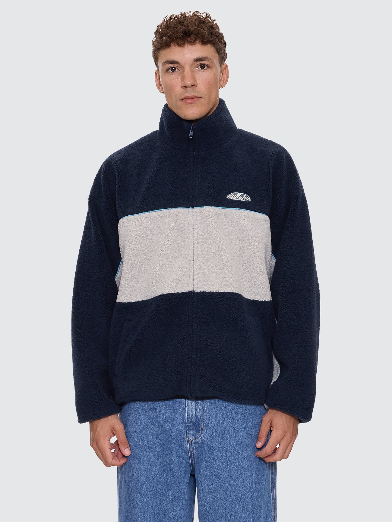 Clipper Sherpa Jacket - Blue