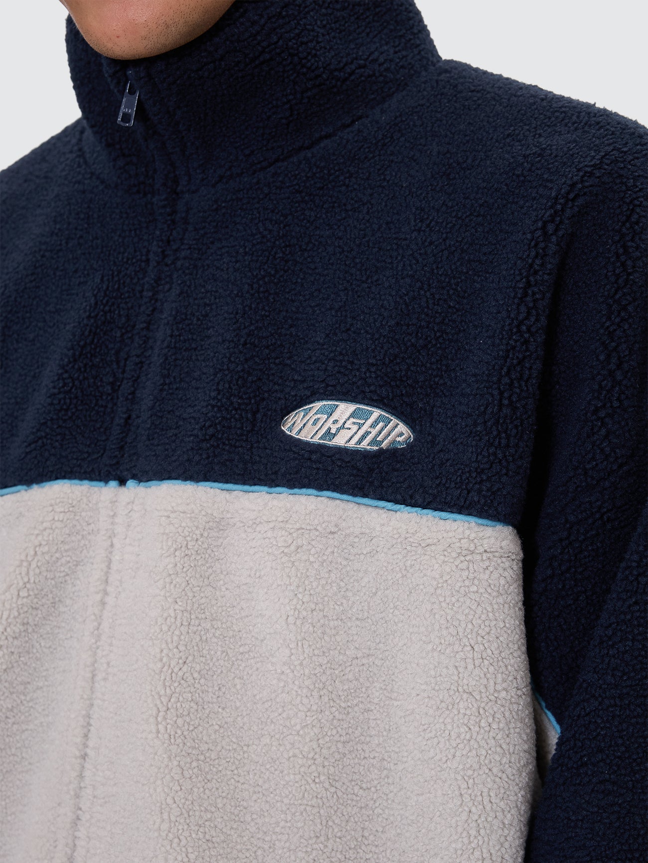 Clipper Sherpa Jacket - Blue