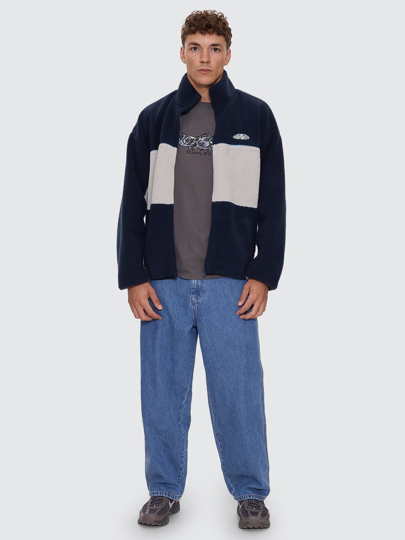Clipper Sherpa Jacket - Blue