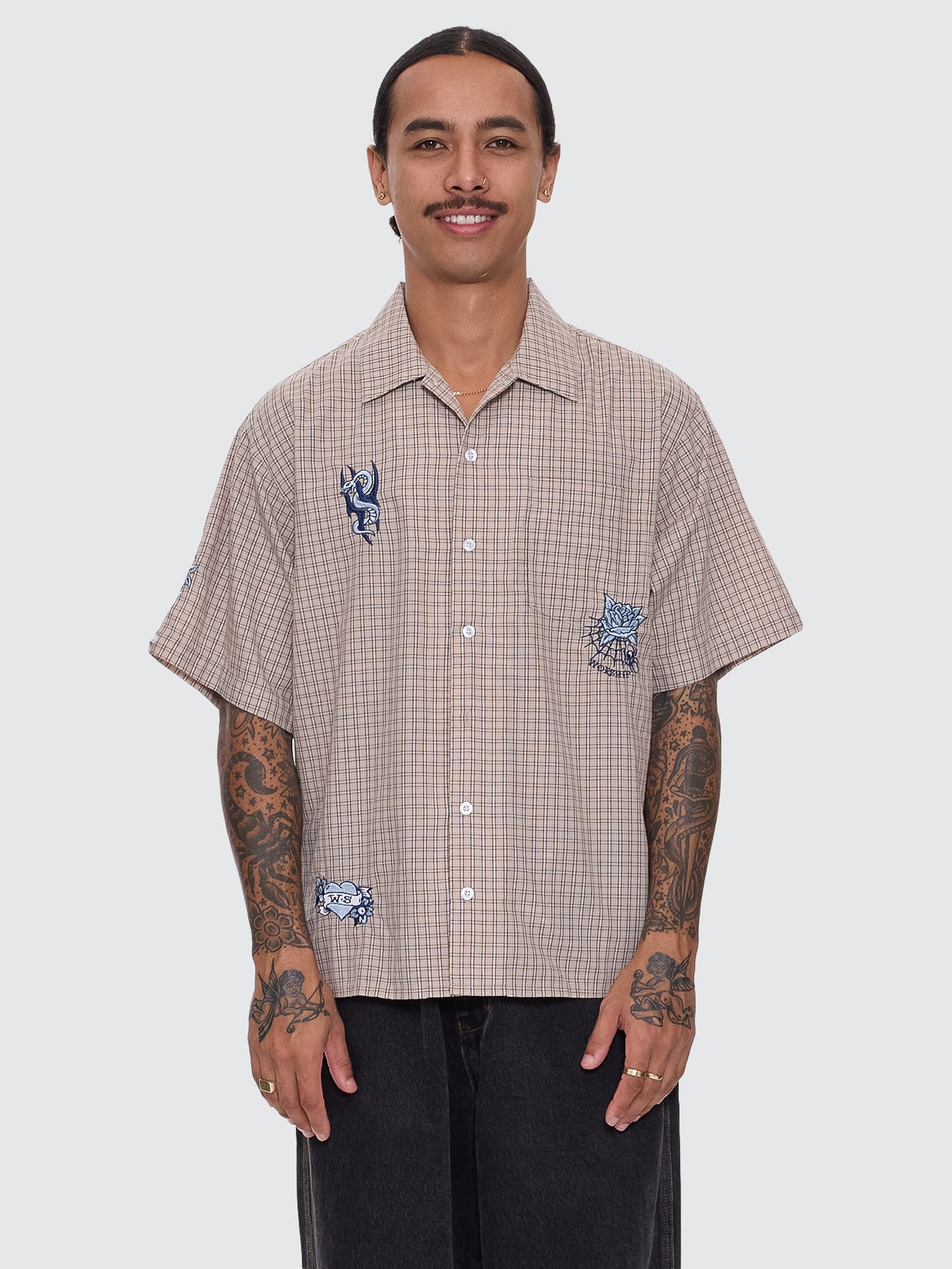 Walk In Short Sleeve Shirt - Tan