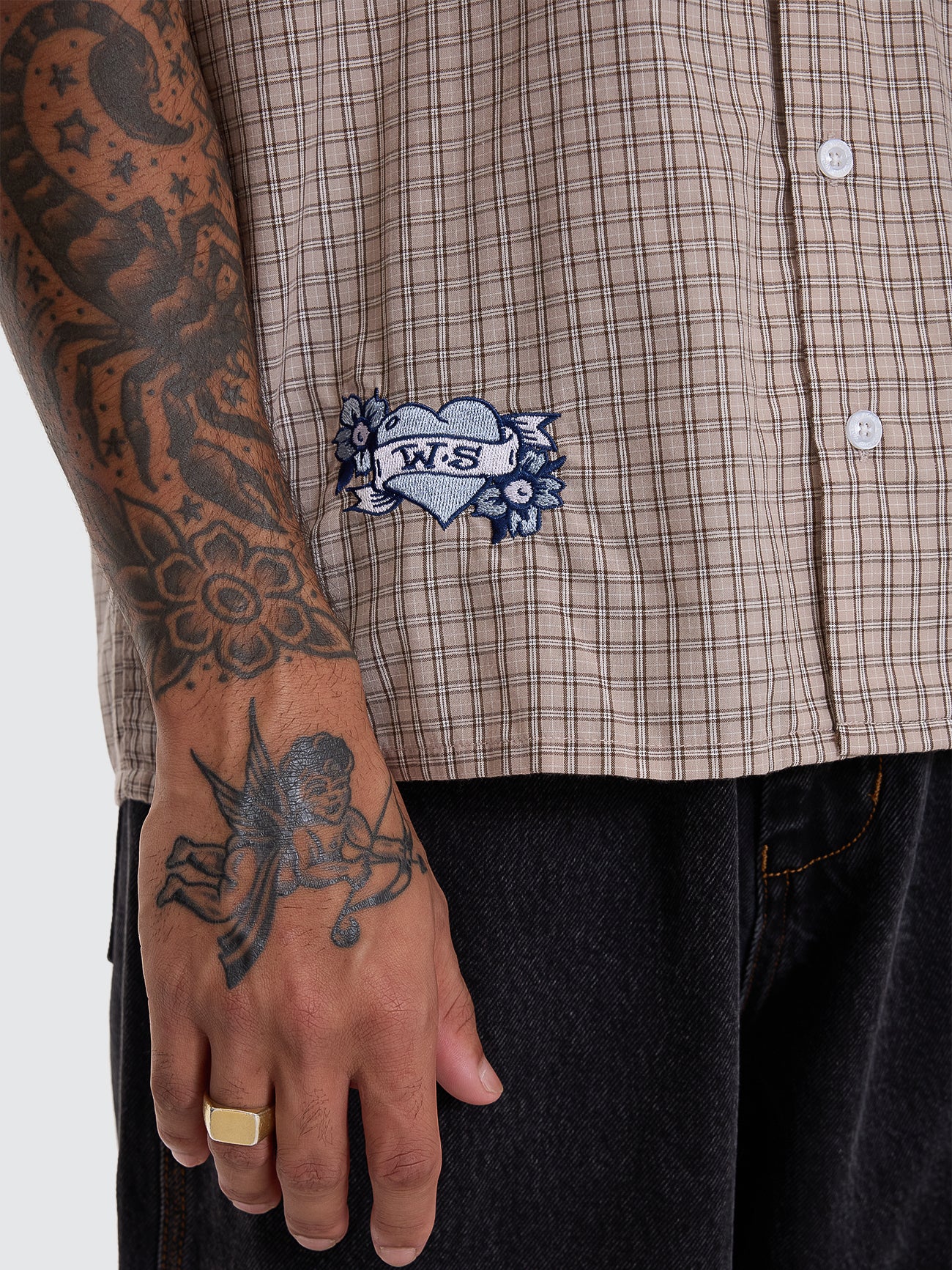 Walk In Short Sleeve Shirt - Tan