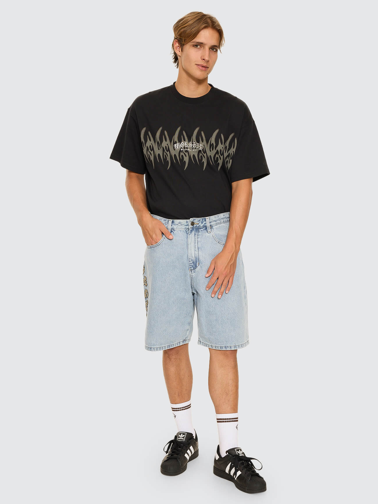 Carpenter Short - Worship Worn Blue