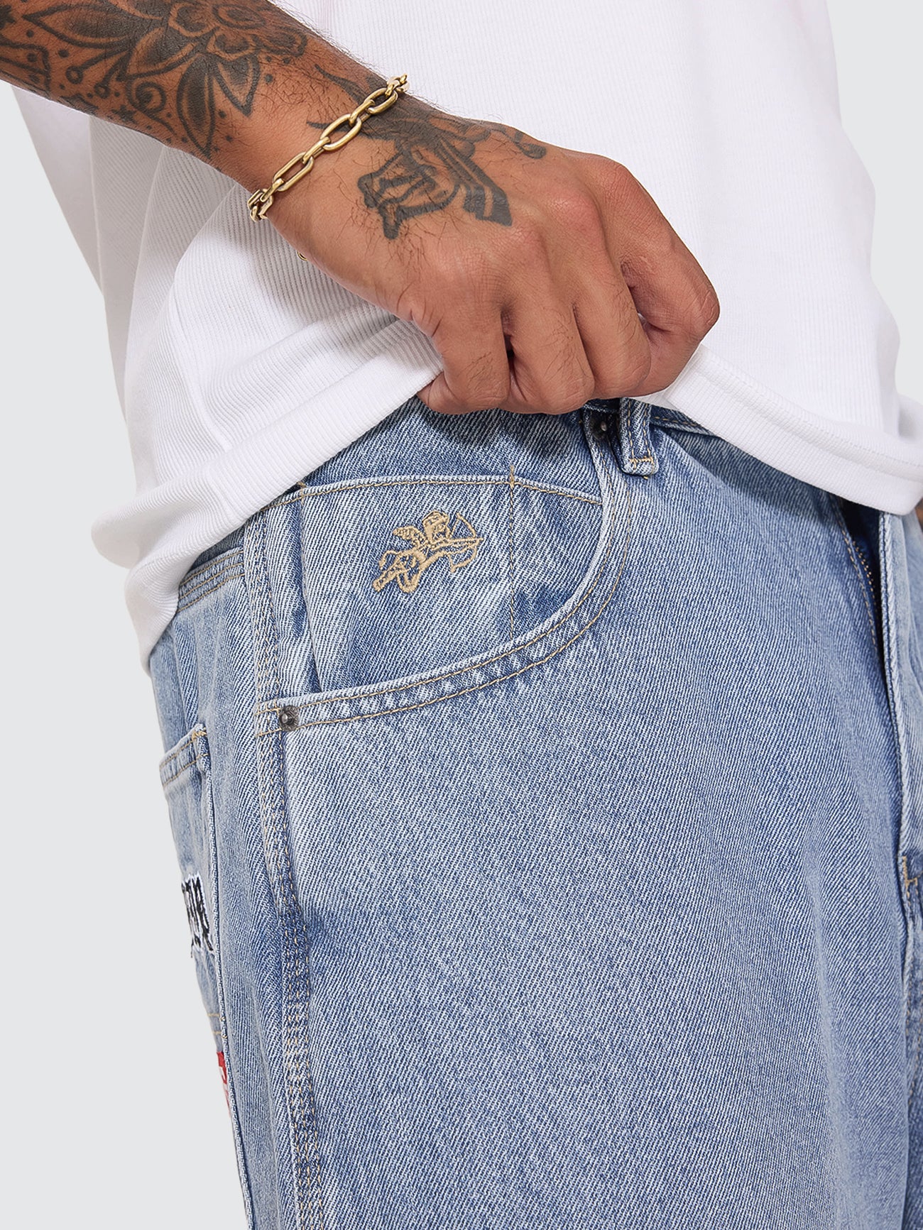 Rager Big Dawg Jean Short - Rage Blue
