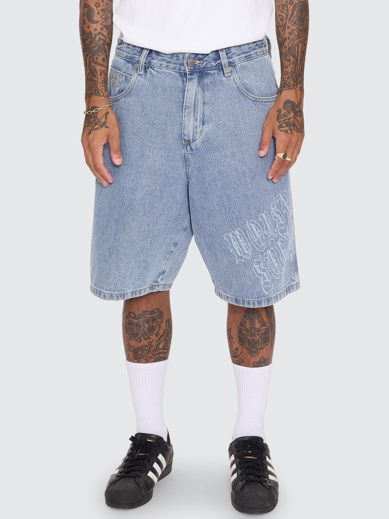 Rager Big Dawg Jean Short - Rage Blue