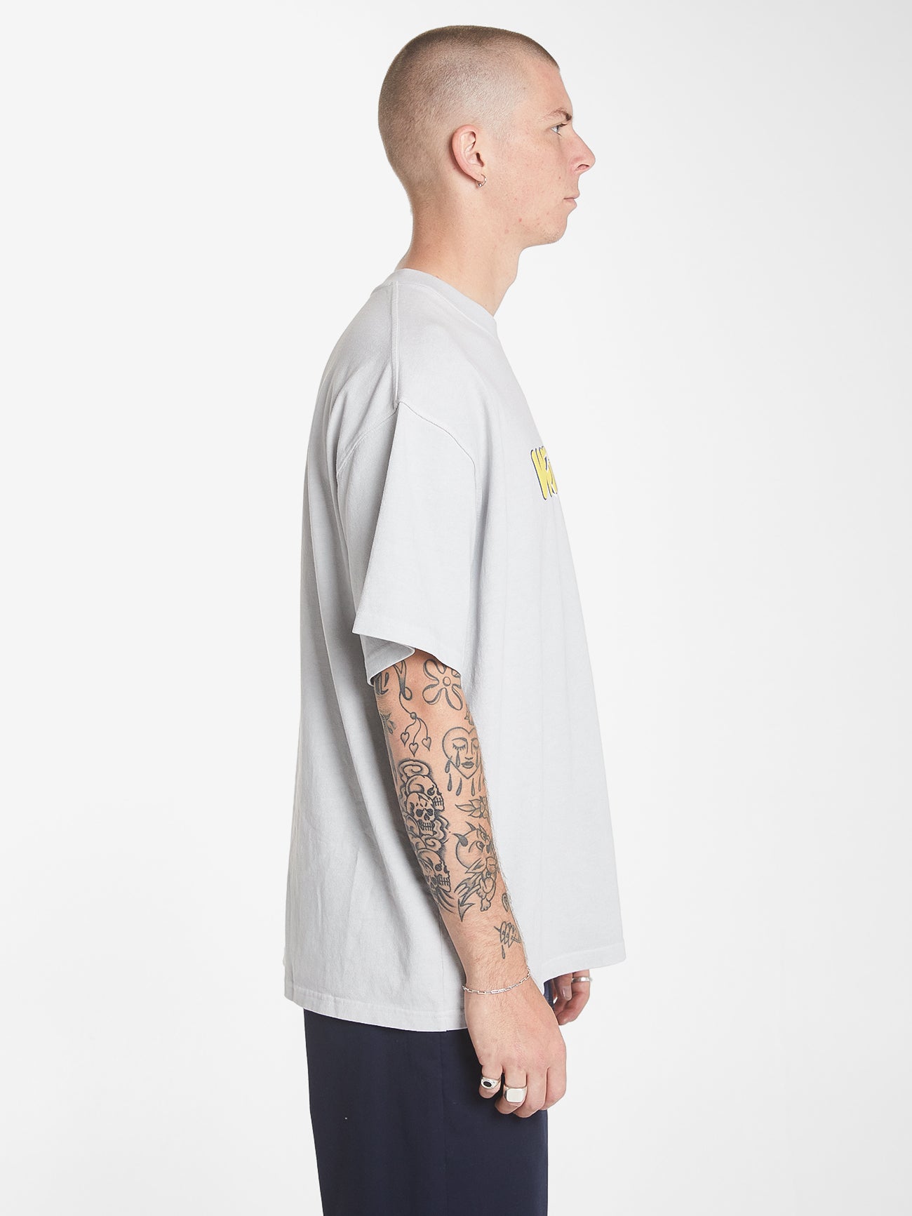 Margarine Oversize Tee - Vapour Gray XS