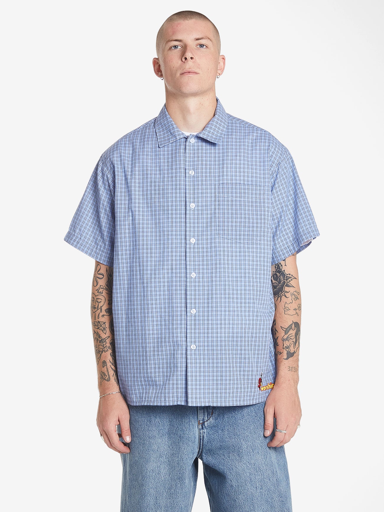 Inferno Short Sleeve Shirt - Blue