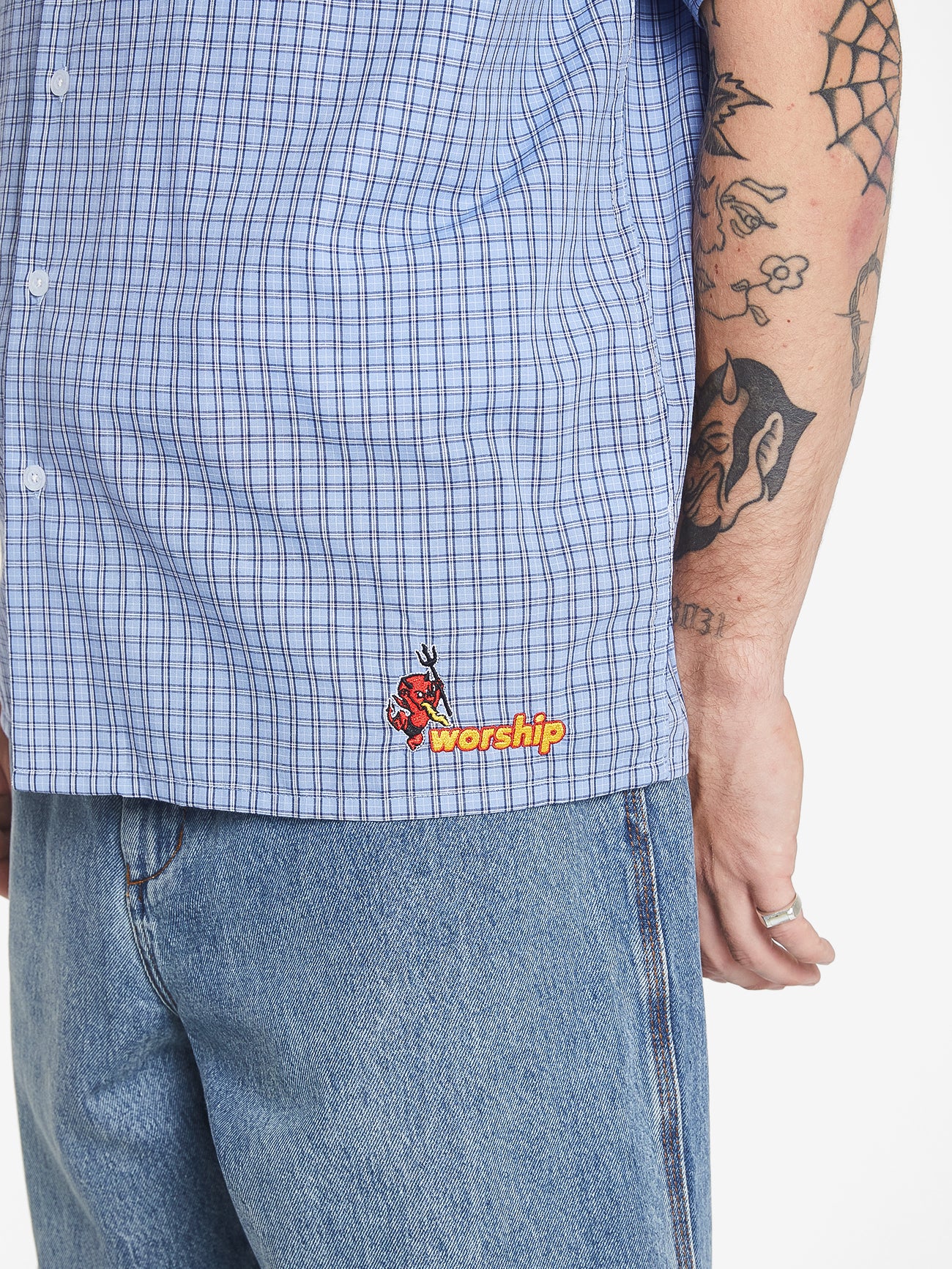 Inferno Short Sleeve Shirt - Blue XS