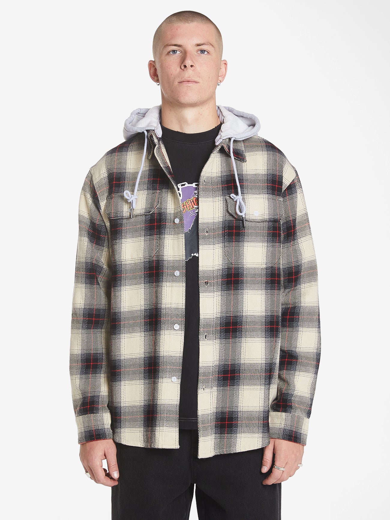 Gobbler Long Sleeve Flannel - Black