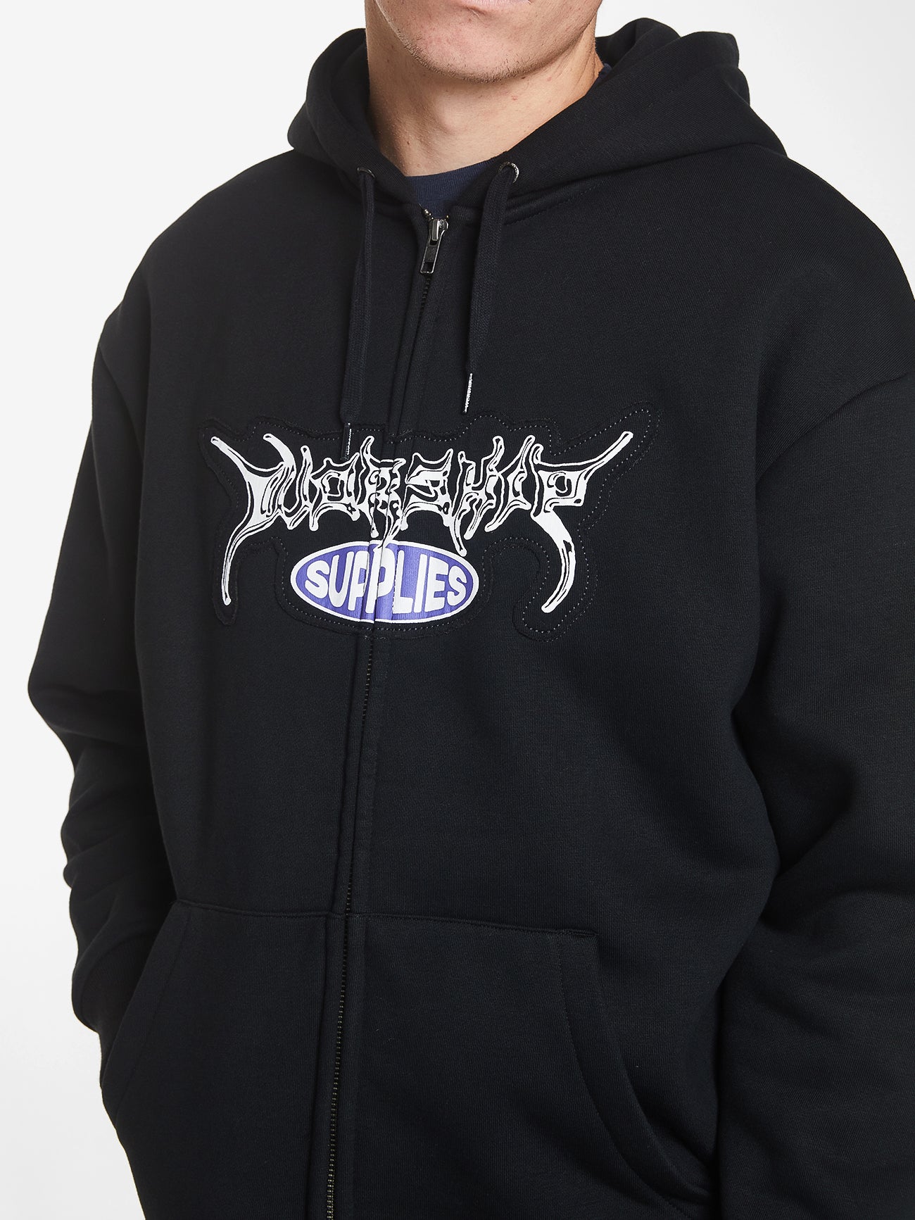 Deliverance Zip Hood - Black XS