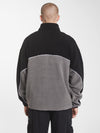 Margarine Quarter Zip Polar Fleece - Black XS