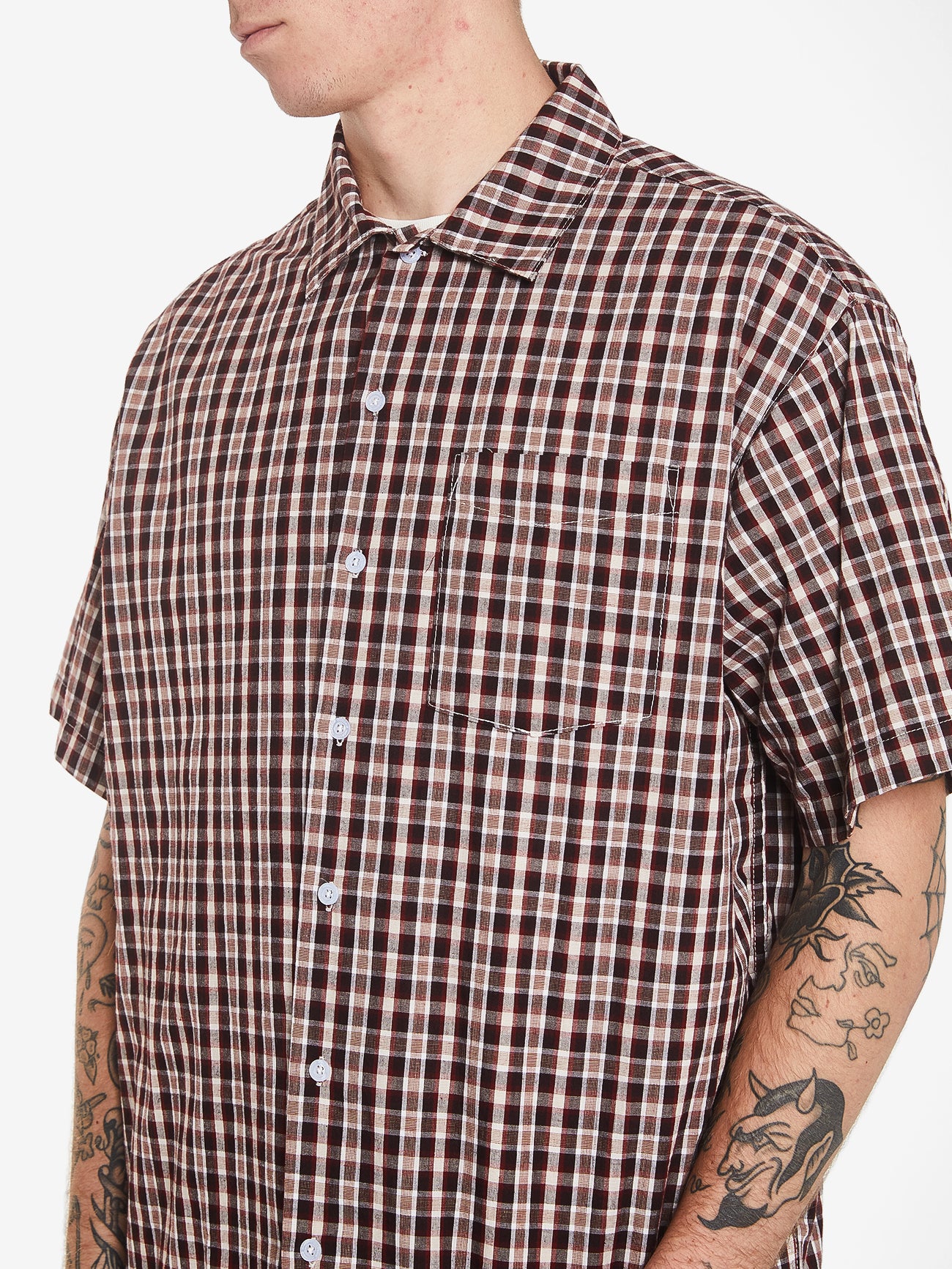 Hold Up Short Sleeve Shirt - Red