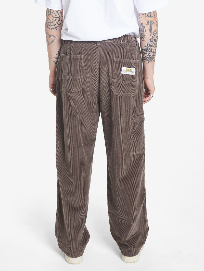 Royale Elastic Cord Pant - Major Brown 28