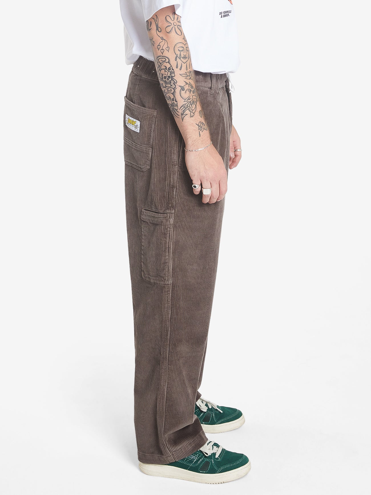 Royale Elastic Cord Pant - Major Brown 28