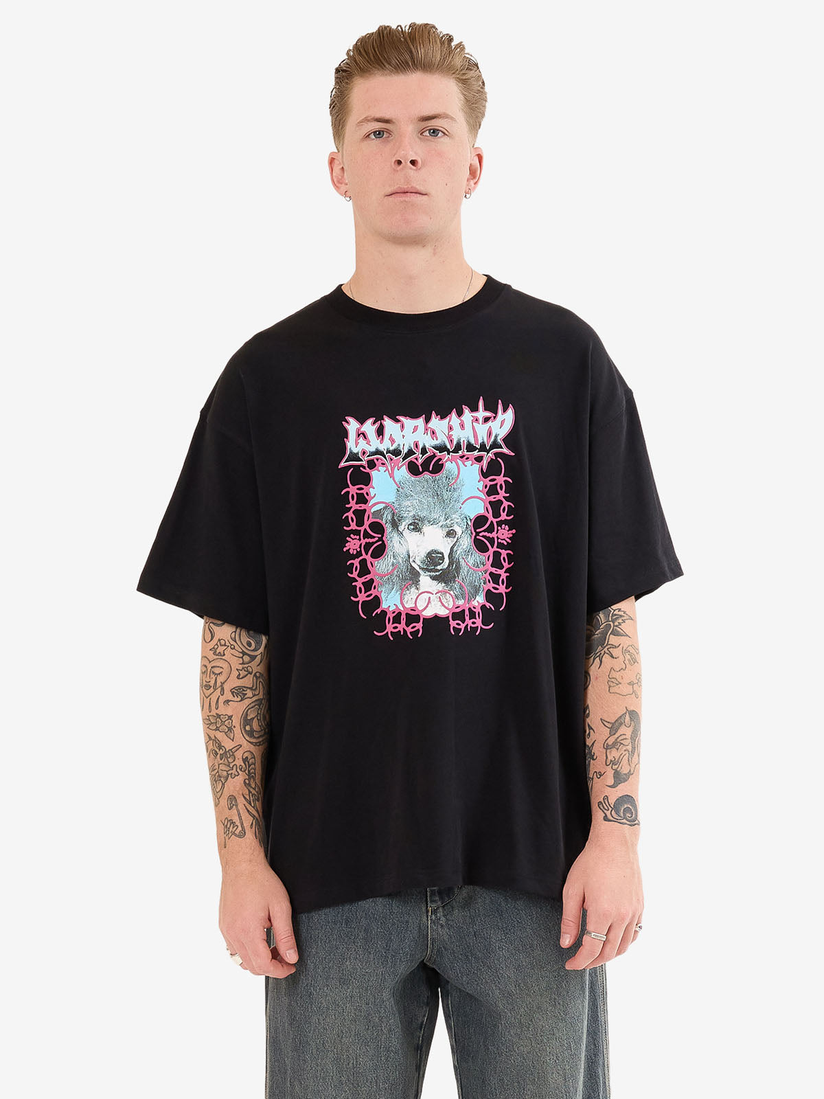 Gnasher Oversize Tee - Black