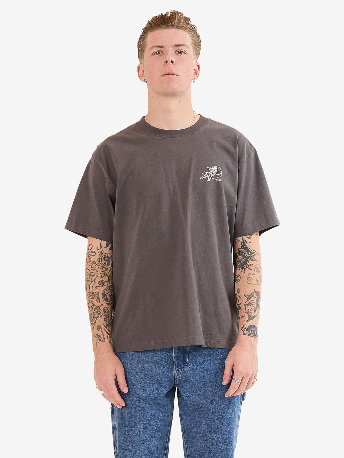 Cherub Tee - Worn Black