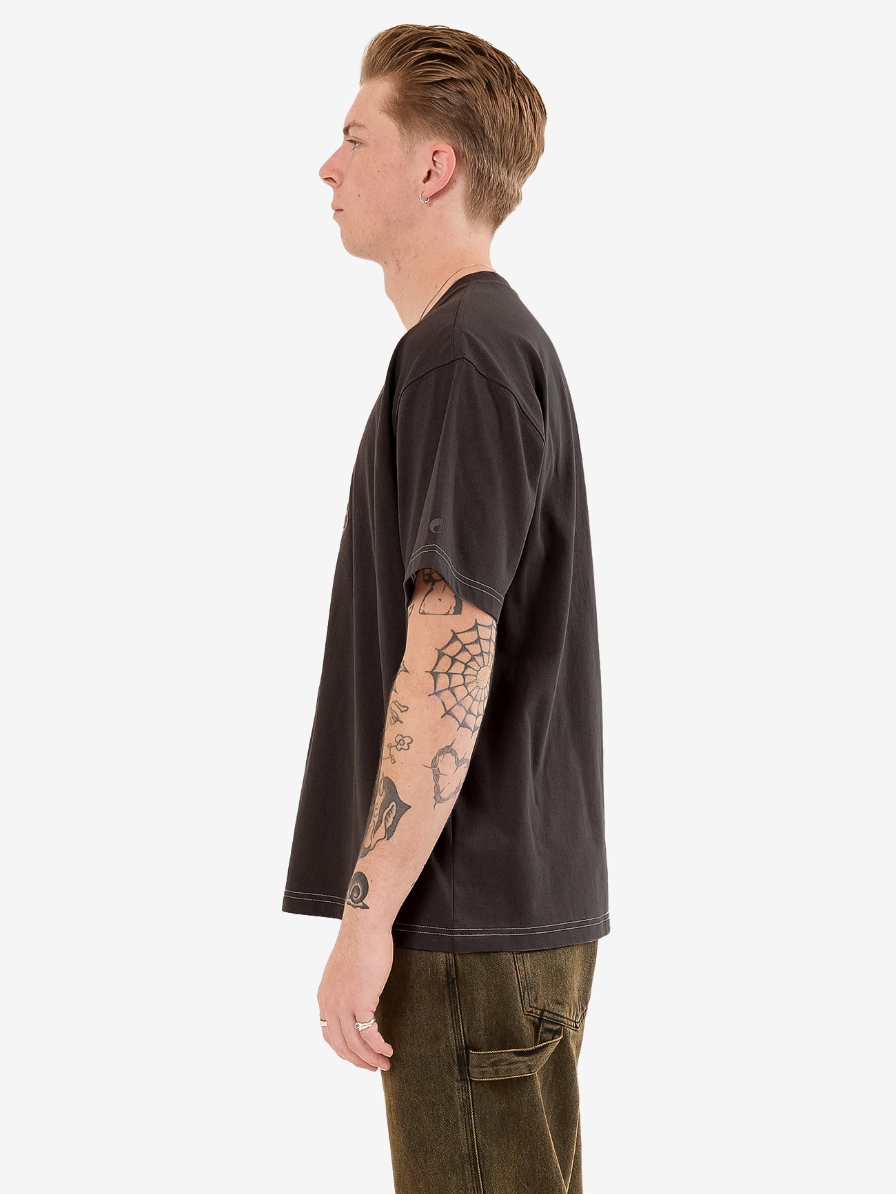 Maybe Today Tee - Worn Black